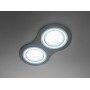 Зображення Двоточковий світильник Aluminium чорний+білий MR16 ИМ Light-Deco 