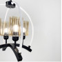 Зображення Люстра Loft у чорно-білому каркасі ИМ Light-Deco 2 