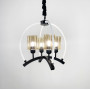 Зображення Люстра Loft у чорно-білому каркасі ИМ Light-Deco 1 