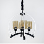Зображення Люстра Loft у чорно-білому каркасі ИМ Light-Deco 4 