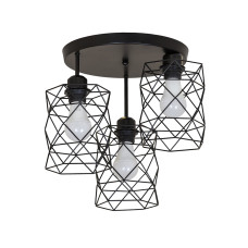 Люстра стельова Levistella 756HPR105F-3 BK+BK (300) чорна