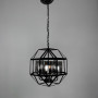 Изображение Люстра Лофт у чорному корпусі форми прямий багатогранник ИМ Light-Deco 2 