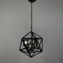Зображення Люстра Лофт у чорному корпусі форми багатогранник ИМ Light-Deco 