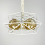 Зображення Люстра в білому корпусі з плафонами янтар або графіт ИМ Light-Deco 5 