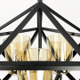 Зображення Люстра Лофт у чорному корпусі форми багатогранник ИМ Light-Deco 1 