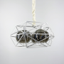 Зображення Люстра в білому корпусі з плафонами янтар або графіт ИМ Light-Deco 2 