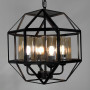 Изображение Люстра Лофт у чорному корпусі форми прямий багатогранник ИМ Light-Deco 3 