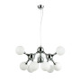 Зображення Люстра молекула підвісна Levistella 7529816-9 CR+WH хром, плафон білий  ИМ Light-Deco 
