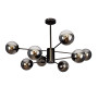 Зображення Люстра молекула стельова Levistella 7526033-8 BK+BK чорна ИМ Light-Deco 