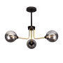 Изображение Люстра молекула потолочная Levistella 752L7909-3 BK+BK черная + бронза ИМ Light-Deco 