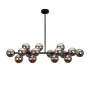 Зображення Люстра молекула стельова Levistella 7841020-16 BK+BK чорна ИМ Light-Deco 