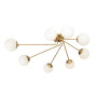 Зображення Люстра стельова молекула Levistella 7529803-8 BRZ+WH бронза, плафон білий ИМ Light-Deco 1 
