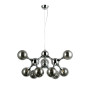 Зображення Люстра молекула підвісна Levistella 7529816-9 CR+BK хром, плафон чорний ИМ Light-Deco 