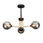 Изображение Люстра молекула потолочная Levistella 752L7909-3 BK+BK черная + бронза ИМ Light-Deco 1 