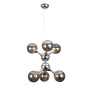 Зображення Люстра молекула підвісна Levistella 7529816-6 CR+BK хром, плафон чорний ИМ Light-Deco 