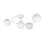 Зображення Люстра молекула стельова Light House LS-19426-4 WH+WH біла, плафон білий ИМ Light-Deco 