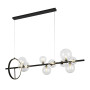 Зображення Люстра молекула підвісна Light House LS-17132-10 BK+CL чорна, плафон прозорий  ИМ Light-Deco 1 