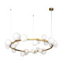 Зображення Люстра підвісна кільце з плафонами Light House LS-17132-24 GAB+WH бронза, плафон білий  ИМ Light-Deco 