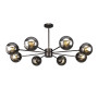 Зображення Люстра стельова молекула Levistella 7529807-8 BK+BK чорний, плафон чорний ИМ Light-Deco 1 