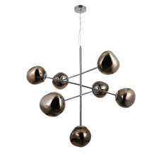 Люстра підвісна декоративна Levistella 793CH01-7 SMGY (180) E27 чорний хром