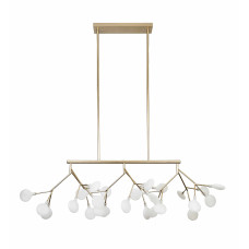 Люстра стельова декоративна Light House LS-17118-27 GD+WH колір золото, плафон білий 
