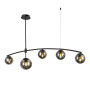 Зображення Люстра молекула підвісна Levistella 7529827-5 BK+BK чорна ИМ Light-Deco 1 