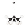 Зображення Люстра молекула підвісна Levistella 7529816-9 BK+WH чорна, плафон білий  ИМ Light-Deco 