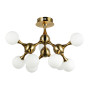 Зображення Люстра молекула стельова Levistella 7529817-9 BRZ+WH бронза, плафон білий ИМ Light-Deco 