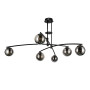 Зображення Люстра стельова молекула Levistella 7529827-6 BK+BK чорна ИМ Light-Deco 
