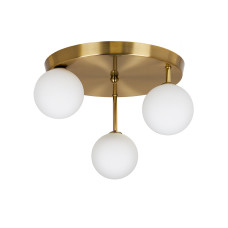 Люстра стельова Light House LS-19453-3 BRZ+WH (300) бронза, плафон білий