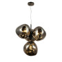 Зображення Люстра підвісна декоративна Levistella 793CH01-4 SMGY (280) E27 чорний хром ИМ Light-Deco 3 