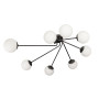 Зображення Люстра молекула стельова Levistella 7529803-8 BK+WH чорний, плафон білий  ИМ Light-Deco 