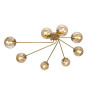 Зображення Люстра стельова молекула Levistella 7529803-8 BRZ+BR бронза, плафон коричневий ИМ Light-Deco 1 