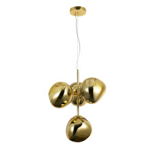 Люстра підвісна декоративна Levistella 793CH01-4 GD (180) E27 золото