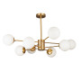 Зображення Люстра молекула стельова Levistella 7526033-8 BRZ+WH бронза, плафони білі ИМ Light-Deco 