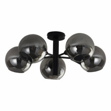 Люстра стельова молекула Light House SRS-19924-5 чорна