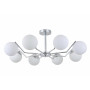 Зображення Люстра стельова молекула Light House SRS-20030/8 CR хром, плафон білий  ИМ Light-Deco 