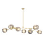 Зображення Люстра стельова молекула Light House SRS-19868-7 золото, колір плафона сірий ИМ Light-Deco 1 