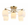 Зображення Люстра стельова Light House SRS-19718/4+1 GD золото, плафон білий  ИМ Light-Deco 1 