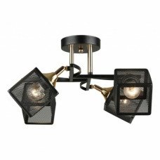 Люстра стельова Light House SRS-19540/4 BK+FGD чорний + золото