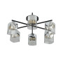 Изображение Люстра стельова Sirius 07275/6 Matte Black+CR на 6 плафонiв ИМ Light-Deco 1 