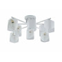 Изображение Люстра потолочная Light House SRS-19720/8 Matte White+CR белый + хром, плафон прозрачный + белый ИМ Light-Deco 1 