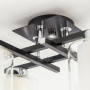 Зображення Люстра стельова у вітальню сучасна Light House SRS-19962-6 BK+CH чорний + хром ИМ Light-Deco 4 