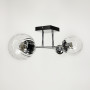 Зображення Сучасна стельова люстра в хромі на 4 прозорих плафони ИМ Light-Deco 