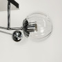 Зображення Сучасна стельова люстра в хромі на 4 прозорих плафони ИМ Light-Deco 1 
