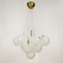 Изображение Люстра-пучок у золотому корпусі ⌀ 60 см 12 кульок ИМ Light-Deco 