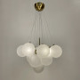 Изображение Люстра-пучок у золотому корпусі ⌀ 60 см 12 кульок ИМ Light-Deco 3 