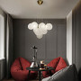 Изображение Люстра-пучок у золотому корпусі ⌀ 60 см 12 кульок ИМ Light-Deco 6 