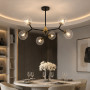 Изображение Люстра молекула на 6 прозорих плафонів Ø90 см ИМ Light-Deco 2 