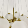 Изображение Люстра-пучок у золотому корпусі ⌀ 60 см 12 кульок ИМ Light-Deco 2 